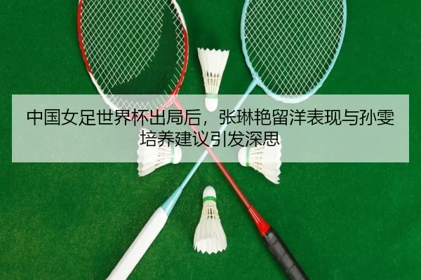 中国女足世界杯出局后，张琳艳留洋表现与孙雯培养建议引发深思
